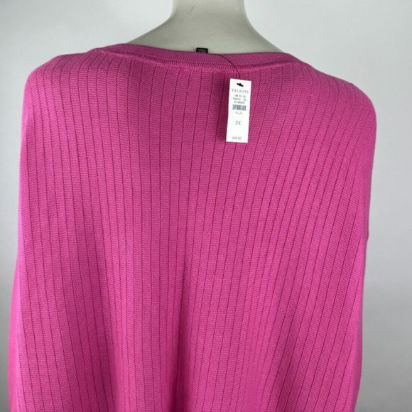 Talbots Cotton Tunic Sweater Women 3X NWT $90 Long Sleeve Scoop neck‎ Stretch - Picture 11 of 13
